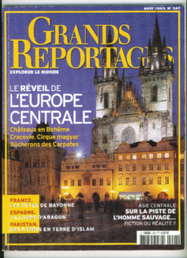 Grands reportages, Aout 2002 ( cliquer sur la photo pour voir les articles)