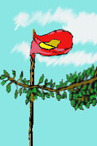 Drapeau Kalash ( dessin Isabel R.M.